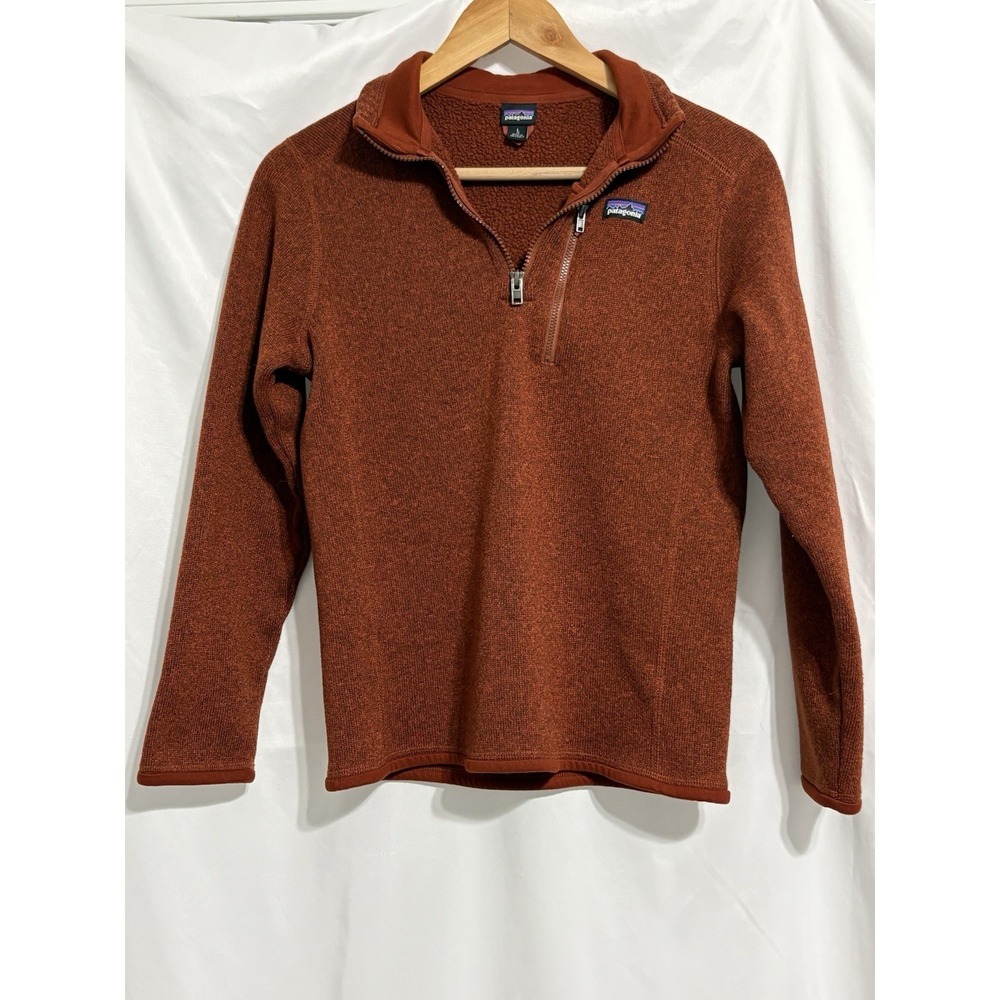 Paragon Better Sweater 1/4 Zip Fleece Boys L (12) Gorpcore Granolachic Outdoor